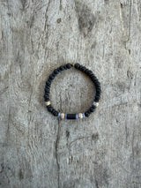 Petra Bracelet - Lava Stone / Maifanite / Blue Aventurine / Black Tourmaline