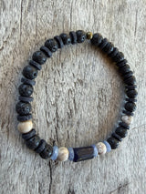 Petra Bracelet - Lava Stone / Maifanite / Blue Aventurine / Black Tourmaline