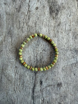 Petra Bracelet - Avocado Jasper / Picture Jasper