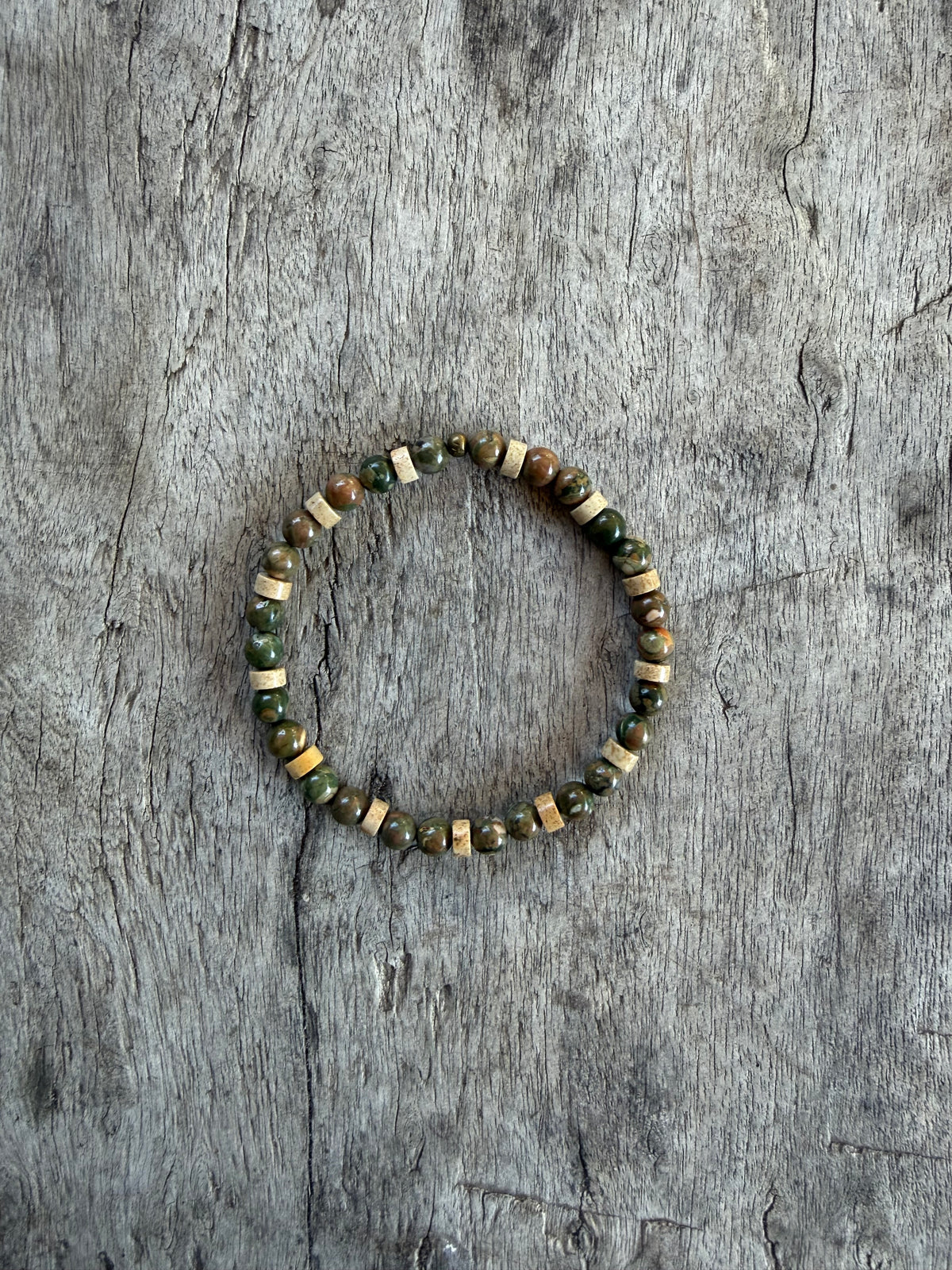 Petra Bracelet - Rainforest Jasper / Picture Jasper