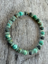 Petra Bracelet - Peruvian Turquoise / African Turquoise / Green Aventurine