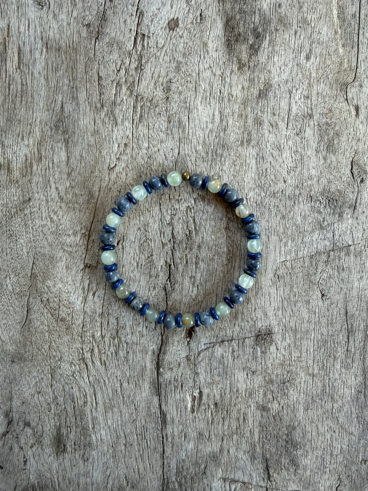 Petra Bracelet - Blue Coral / Blue Argentinian Calcite / Lapis Lazuli