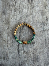 Petra Bracelet - Picture Jasper / Sea Sediment Jasper