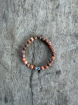 Petra Bracelet - Sea Sediment Jasper + Mati