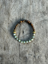 Petra Bracelet - Tiger's Eye / Kiwi Jasper / Jade