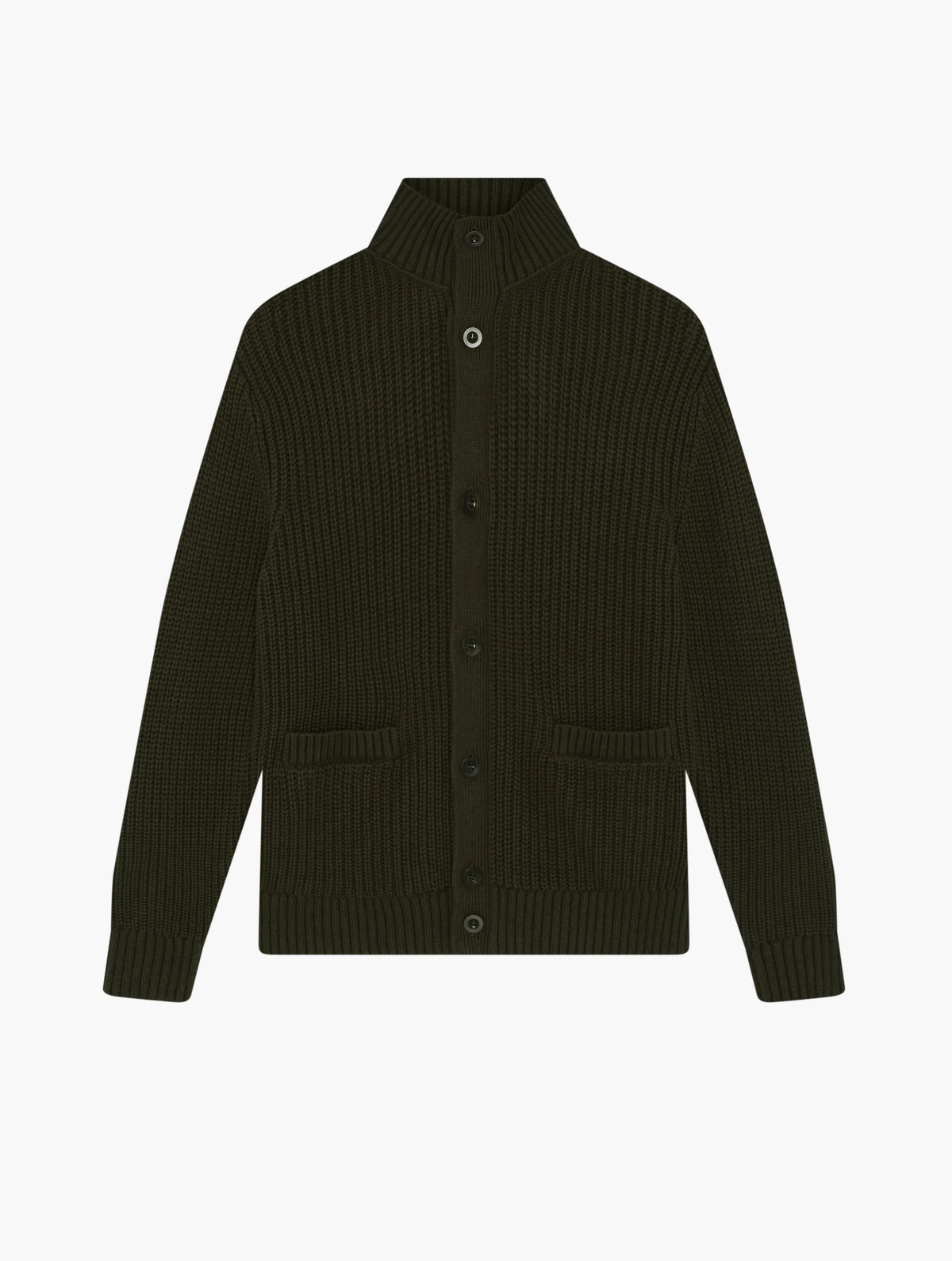 CLAUDIO COTTON-CASHMERE KNIT - SEAWOOD