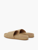 RENATO LINEN SLIDER - DRIED MOSS