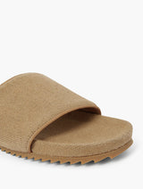 RENATO LINEN SLIDER - DRIED MOSS