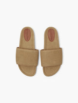 RENATO LINEN SLIDER - DRIED MOSS