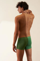 2 X BOXER BRIEF IN ORGANIC COTTON RIB - PANDANUS & CAMEL