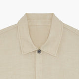 DIEGO LINEN COACH JACKET - SAND