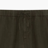OSCAR LINEN TROUSERS - SEAWOOD