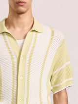 FABRICIO CROCHET CARDIGAN - PISTACHIO