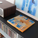 Backgammon set - Neon Blue