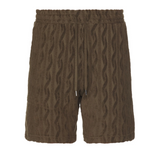 AUGUSTO TERRY COTTON SHORTS - SEAWOOD