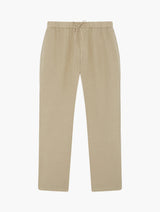OSCAR LINEN TROUSERS - STONE BEIGE