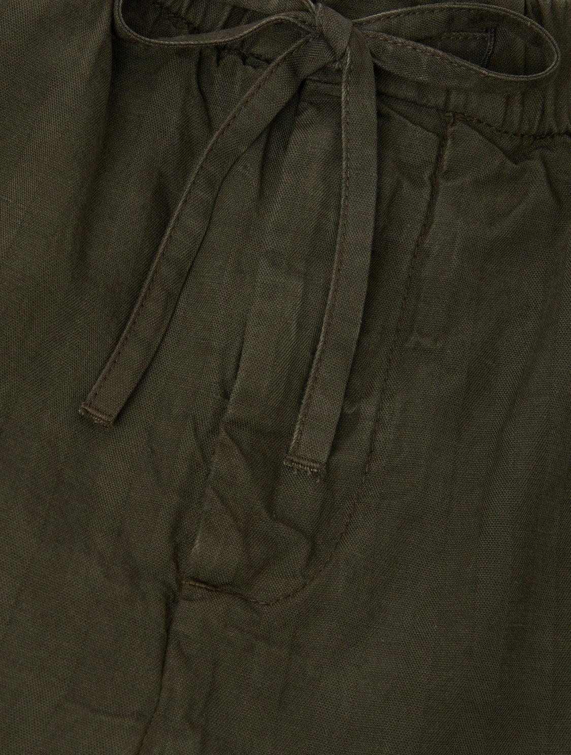 OSCAR LINEN TROUSERS - SEAWOOD