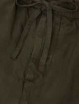 OSCAR LINEN TROUSERS - SEAWOOD