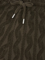 AUGUSTO TERRY COTTON SHORTS - SEAWOOD