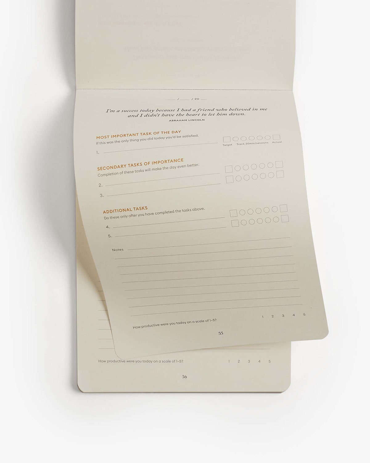 Daily Priorities Tear-off Planner