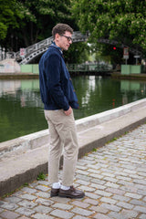 Corduroy Bomber Jacket - Navy