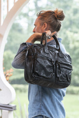 Tuscany Laptop Bag Obsidian Black