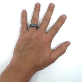 Pitted Labradorite Ring