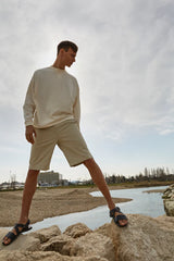 The Dune Sandal - Washed Black