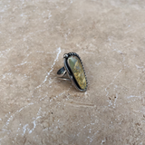 Handcrafted Native American Green Turquoise Ring