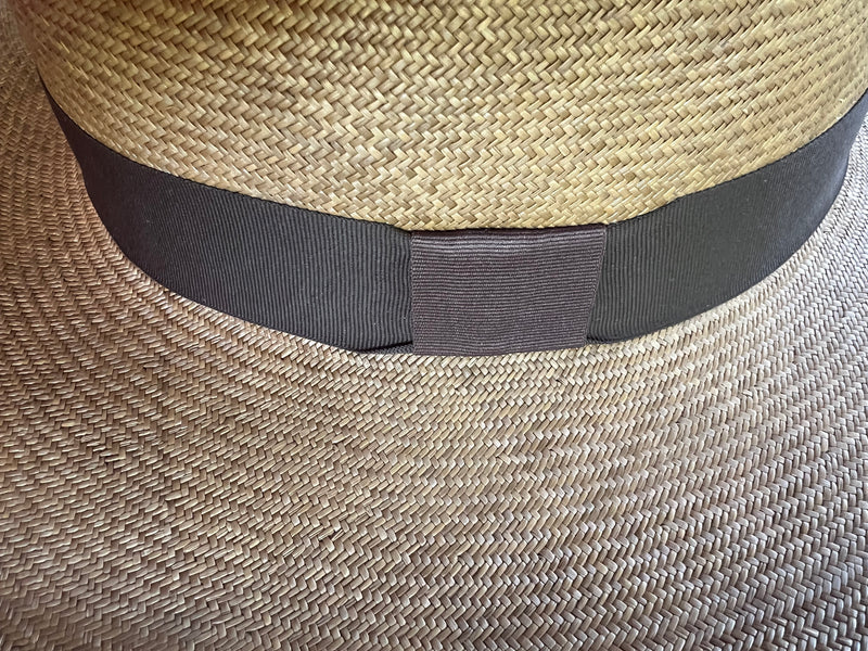 Luxe Panama Hat - Tobacco