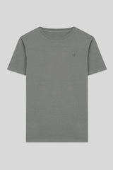 Washed Cotton T-Shirt - Khaki