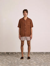 RIO SPORT COPACABANA SWIM - ECRU & BROWN