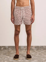 RIO SPORT COPACABANA SWIM - ECRU & BROWN