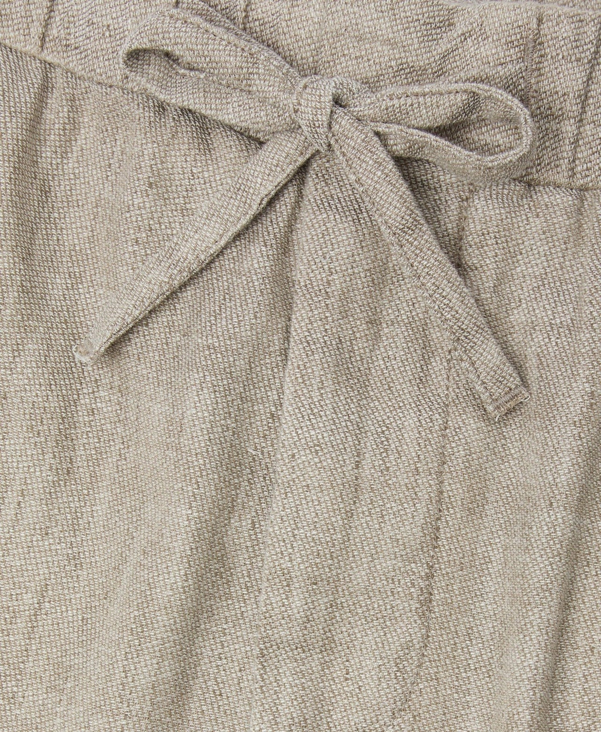 OSCAR LINEN TROUSERS - LIGHT BROWN