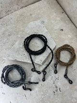 Leather Twist Sunglasses Rope