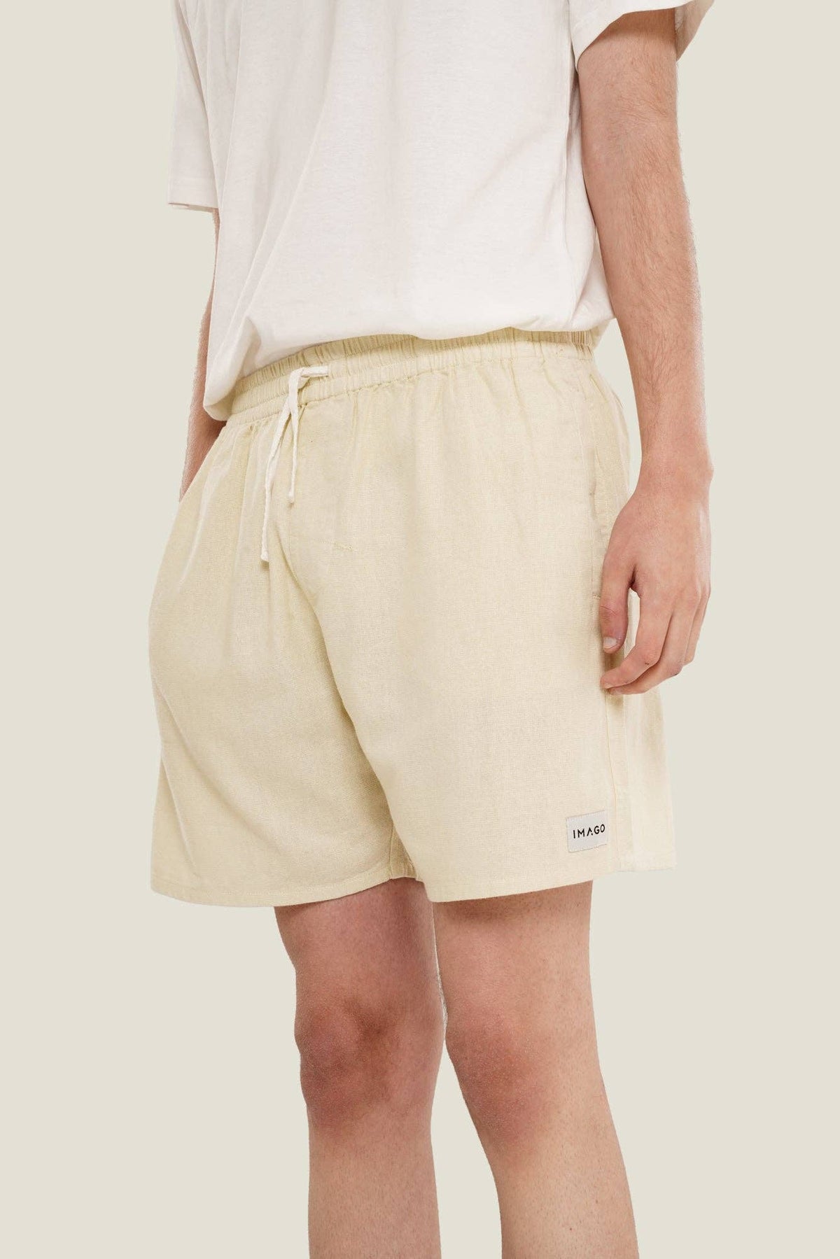 Linen Shorts - Cloud Cream