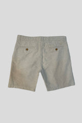 Linen Bermuda Shorts - Beige