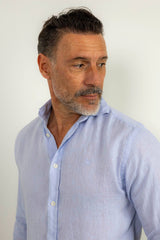 Linen Shirt - Light Blue
