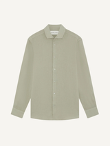 ANTONIO LINEN SHIRT - PALM GREEN