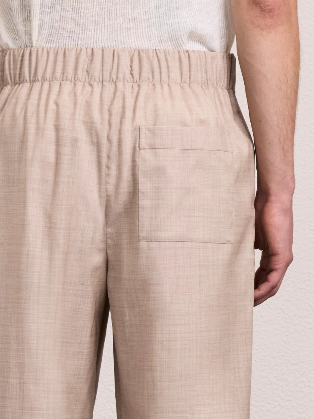 LUAN TROPICAL WOOL TROUSERS - SAND