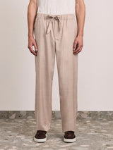 LUAN TROPICAL WOOL TROUSERS - SAND