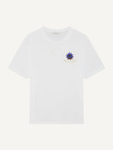 DINIS LINEN-COTTON PRINTED T-SHIRT - 'Arte Do Verao '