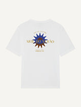 DINIS LINEN-COTTON PRINTED T-SHIRT - 'Arte Do Verao '