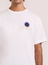DINIS LINEN-COTTON PRINTED T-SHIRT - 'Arte Do Verao '