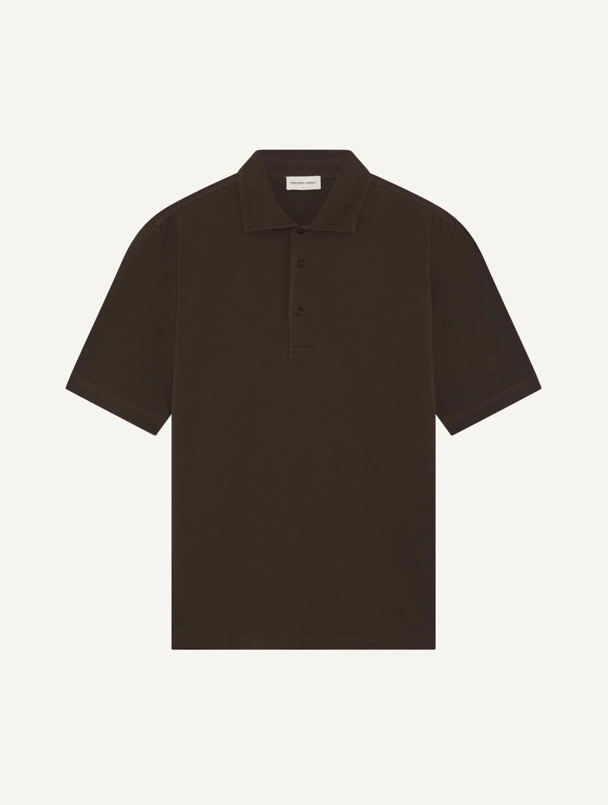 LUCA COTTON PIQUÉ POLO - CACAO