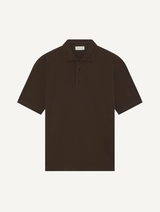 LUCA COTTON PIQUÉ POLO - CACAO