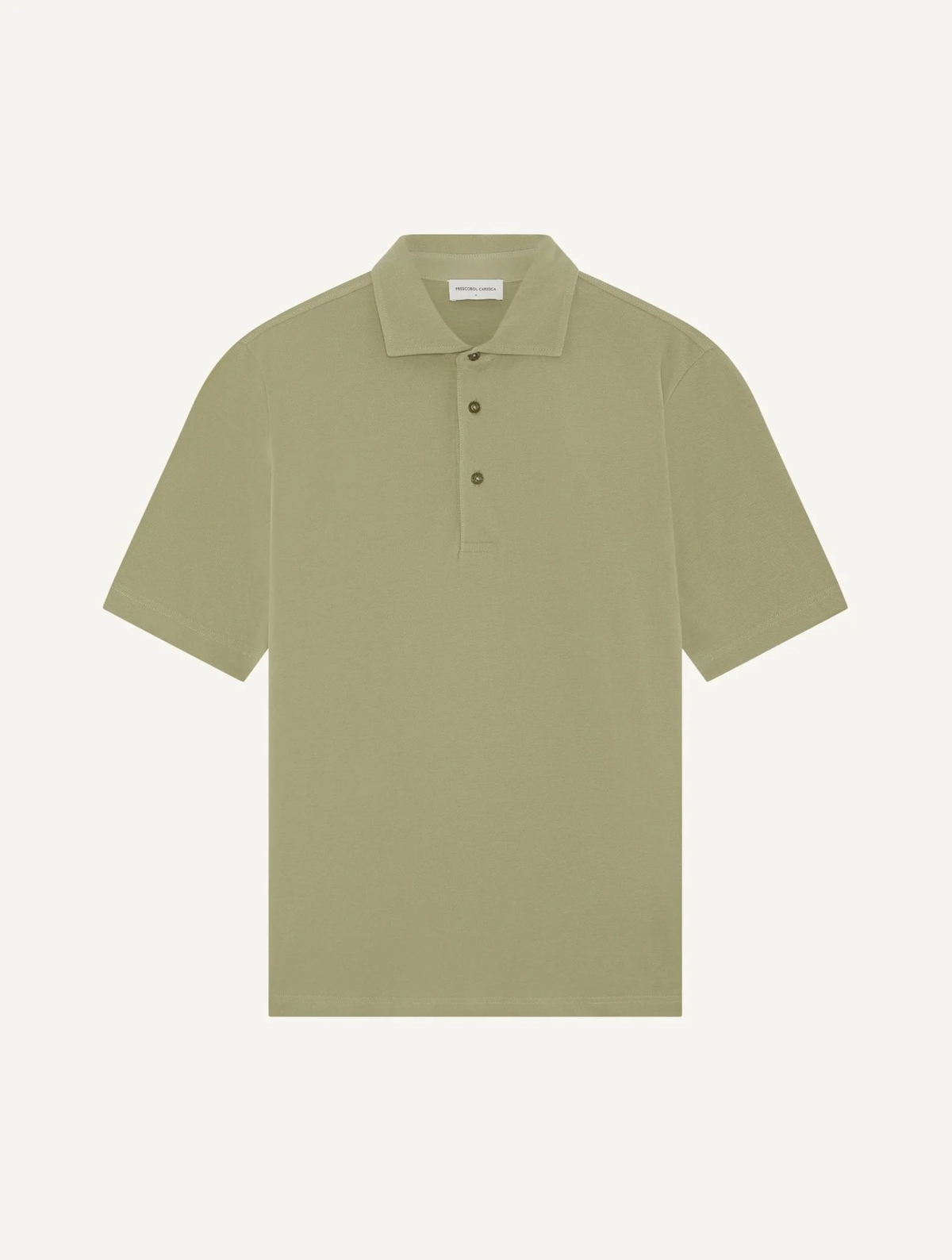 LUCA COTTON PIQUÉ POLO - PALM GREEN