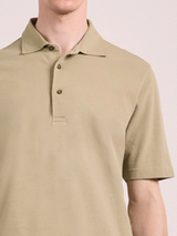 LUCA COTTON PIQUÉ POLO - PALM GREEN