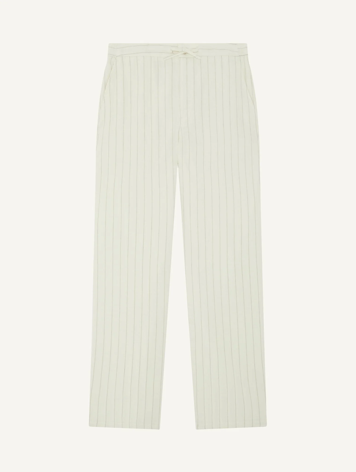 MENDES LINEN-COTTON TROUSER - IVORY