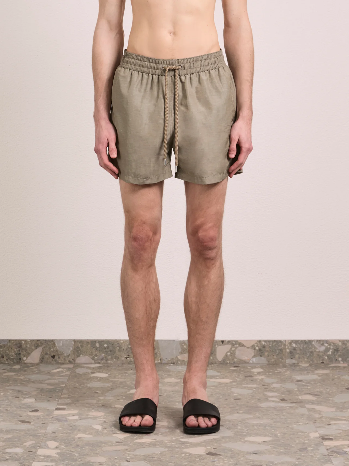 RIO SPORT LINEN BLEND SWIM - PALM GREEN